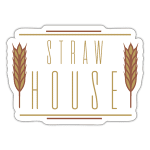 strawhouse sticker