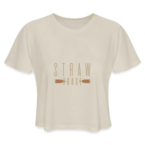 strawhouse women's cropped t shirt