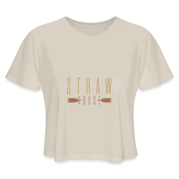 strawhouse women's cropped t shirt